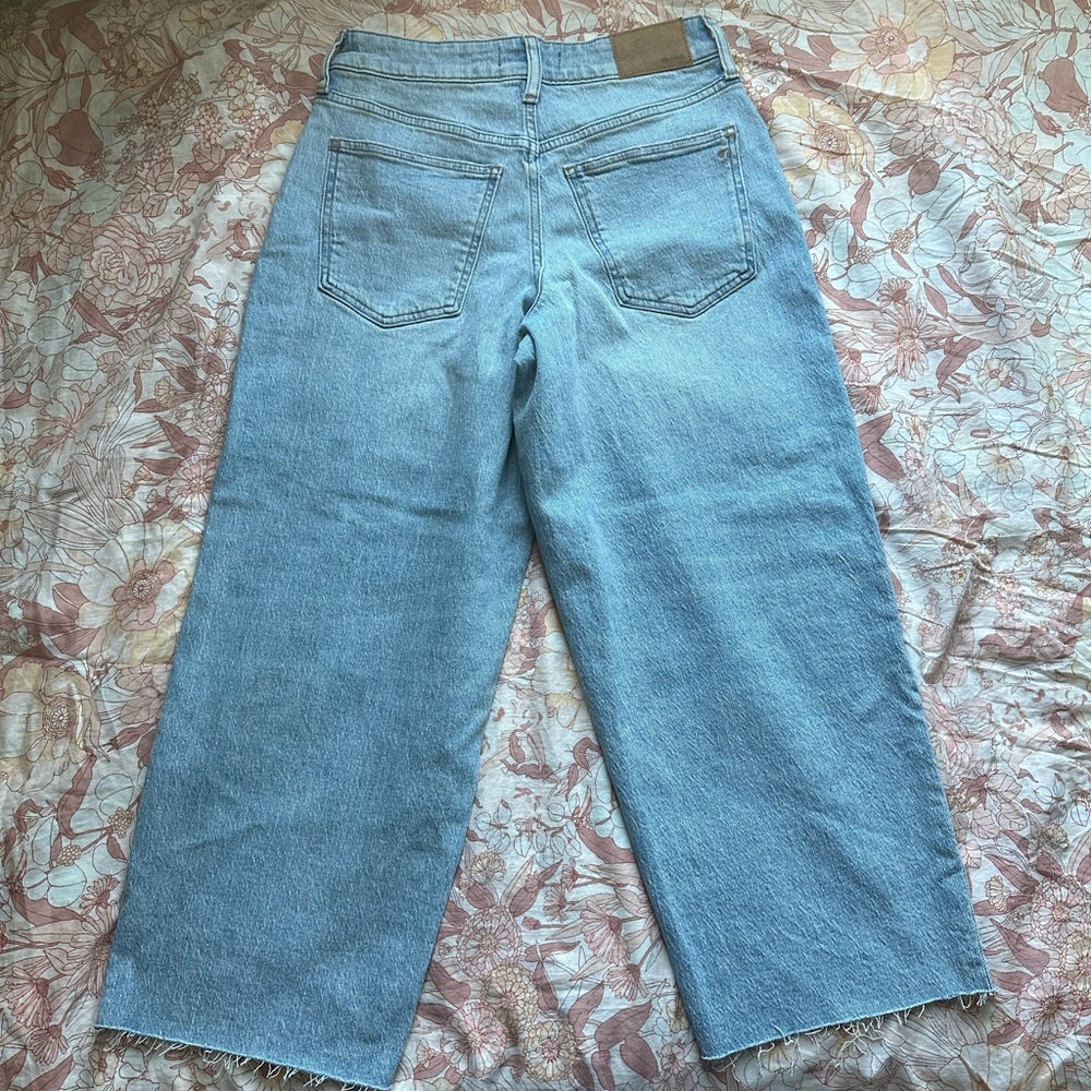 Madewell Petite Curvy Perfect Vintage Wide-Leg Crop Jean- Size 27P - Picture 8 of 9